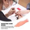 OFFIGAM Manicure Practice Tool, Flexible Silicone Hand with Movable Fingers for Nail Design and Nail Art view 3