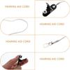 GETAJGHSD Lightweight Nylon Hearing Aid Retention Bands, 2-Pack, Silicone Anti-Loss Lanyards for Seniors view 3