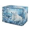 KAAVIYO White Polar Bear Print Waterproof Dog and Cat Crate Cover for Indoor and Outdoor Use view 1