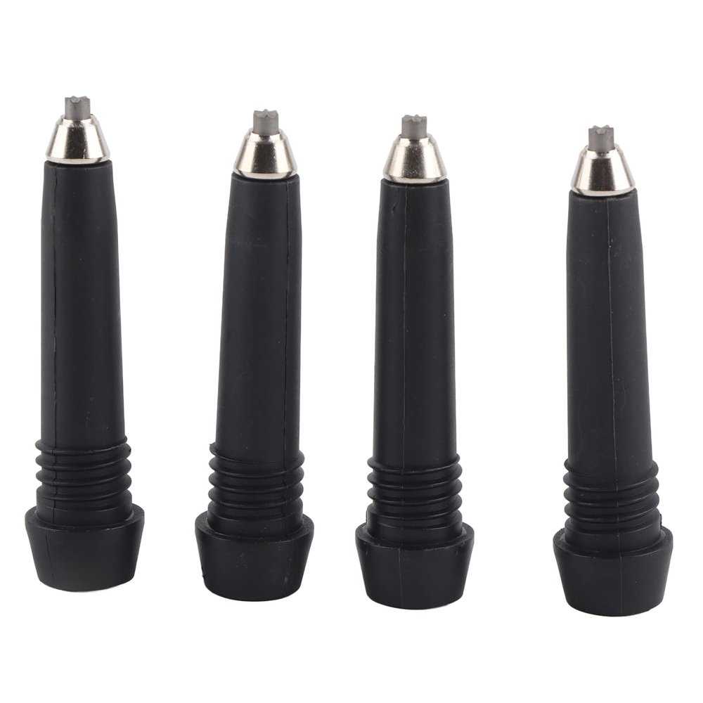 SustVita Trekking Pole Tips, 4-Pack, Carbon Tungsten Steel Replacement Tips