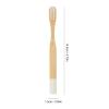 Luxshiny Bamboo Toothbrushes, 10 Pieces, with Soft Bristles and Non-Slip Handles view 2