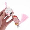 Japanese Cat Pendant in Pink view 4