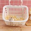 SOLUSTRE Hanging Baskets for Small Pets, 2 Pcs, PP, White, Breathable view 4
