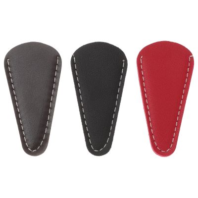 CHILDWEET 3-Piece PU Leather Scissor Sheath Set with Clips