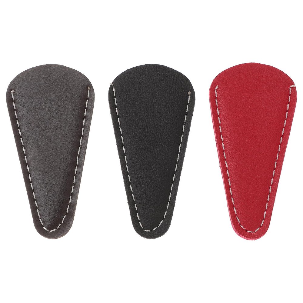 CHILDWEET 3-Piece PU Leather Scissor Sheath Set with Clips