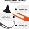 LALADEFIEE 3-Piece Silicone Mask Strap Extenders with Ear Protection view 3