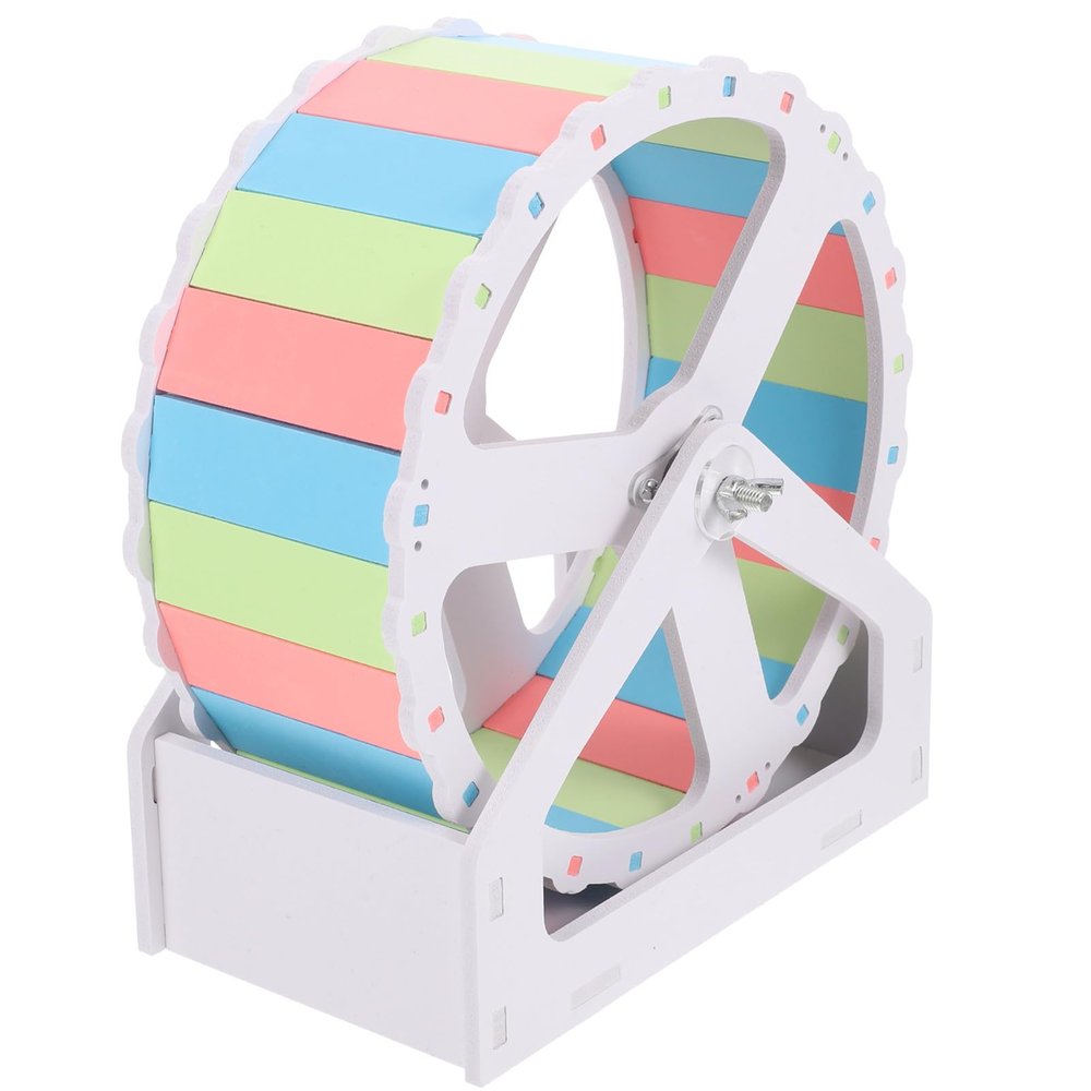 CLISPEED Hamster Wheel for Guinea Pigs and Hamsters - 21cm PVC