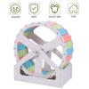 CLISPEED Hamster Wheel for Guinea Pigs and Hamsters - 21cm PVC view 3