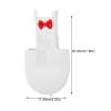 ROMISBABA Reusable Cotton Parrot Diapers with Adjustable Strap and Breathable Bow Design for Small Birds view 2