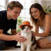 Straw Sun Hat for Pets view 2