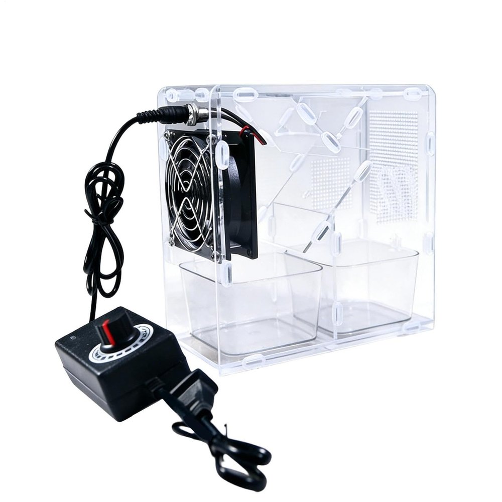 Electric Birdseed Hull Separator with 2 Containers