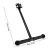 CATIEBYE Non-Slip Stainless Steel and Plastic Stroller Handle Extension, 1.77-Inch Tube Diameter view 2