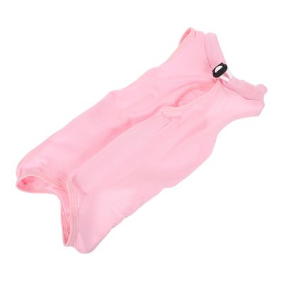 CVUTOVO Cotton Full-Body Recovery Suit for Female Cats