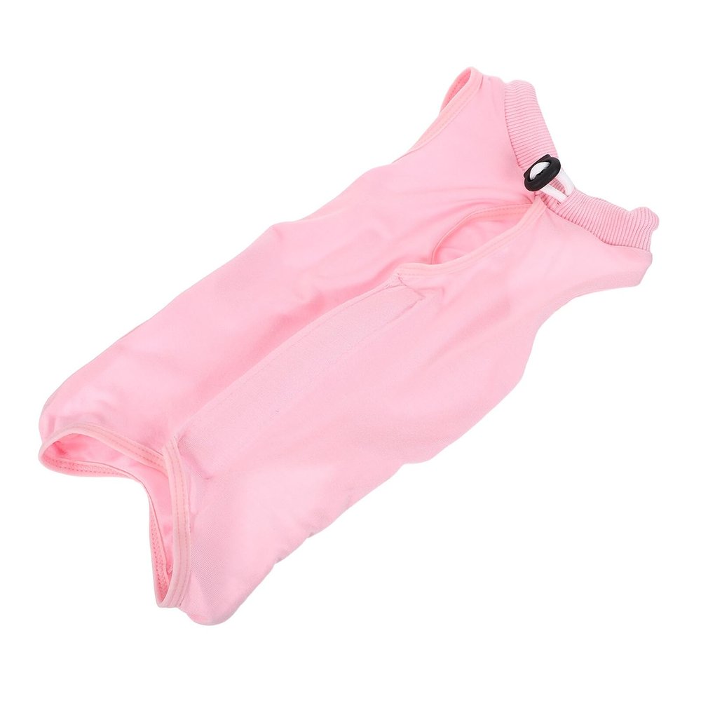 CVUTOVO Cotton Full-Body Recovery Suit for Female Cats