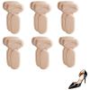 Anti-Slip Heel Liners, Soft Cushion Heel Protector Pads for Women and Men (Khaki) view 1
