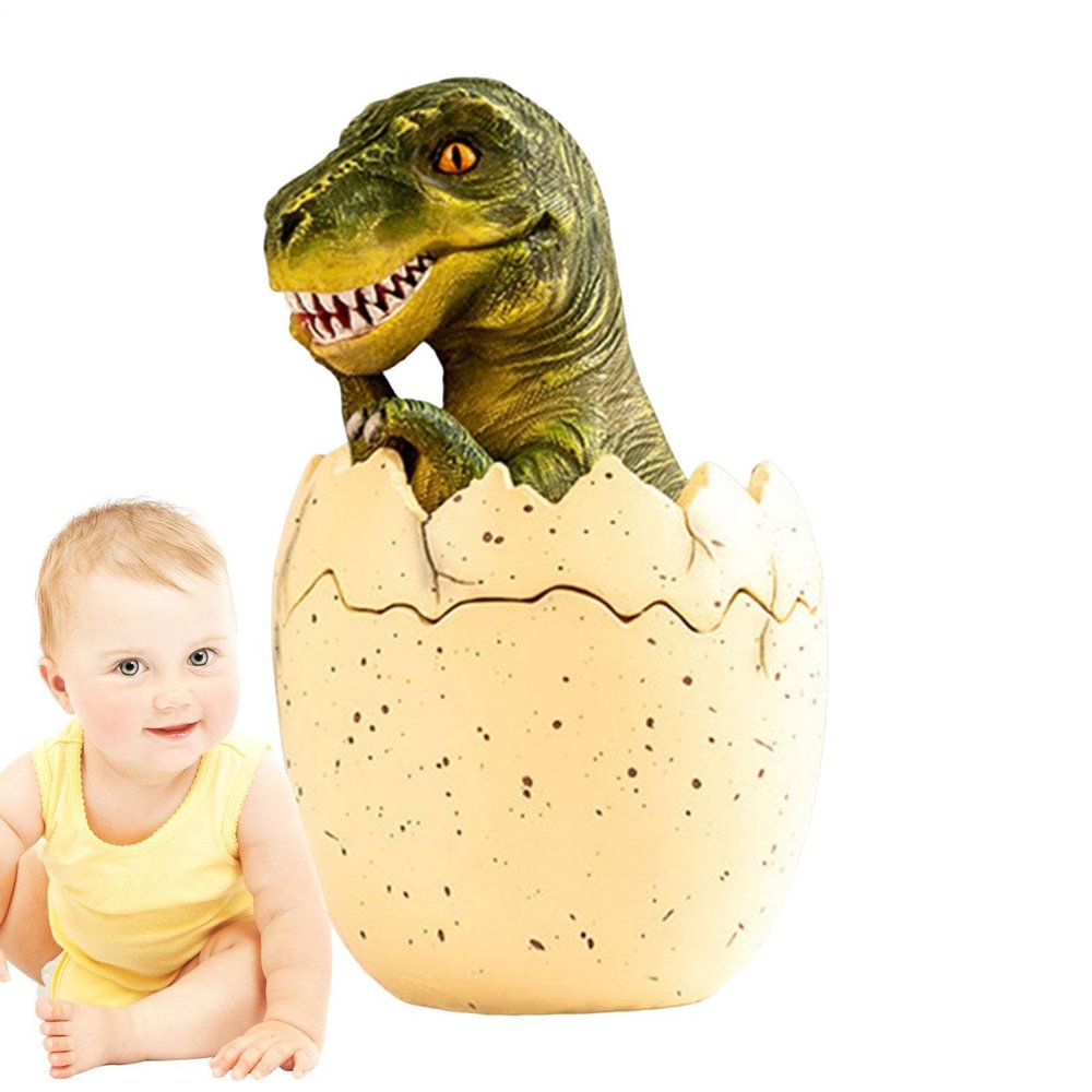 Generic Baby Tooth Box, Triceratops Rex, Resin, 9 x 9 x 14 cm