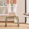 Abaodam Compact, Lightweight PET Toilet Footstool for the Bathroom, Non-Slip, Simple Style view 4
