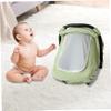 Baby Car Seat Cover, 360° Protection, Cotton Gauze, Mint Green view 3