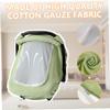 Baby Car Seat Cover, 360° Protection, Cotton Gauze, Mint Green view 4