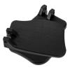 DECHOUS 1 Pair Wheelchair Footplates, PP, Support Bar Design, Universal Fit, Black view 1