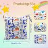 Dexpally 3-Pack Wet Bags for Kindergarten, Diapers & Swimwear view 2