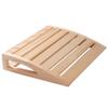 Onchdbfhuu Comfortable Wooden Sauna Headrest Pillow, Ergonomic Design for Steam Baths and Home Spa Environments view 1