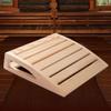 Onchdbfhuu Comfortable Wooden Sauna Headrest Pillow, Ergonomic Design for Steam Baths and Home Spa Environments view 4