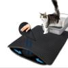 Black Cat Litter Mat, 24 x 18 in, Double-Layer Honeycomb, Non-Slip view 1