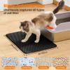 Black Cat Litter Mat, 24 x 18 in, Double-Layer Honeycomb, Non-Slip view 2