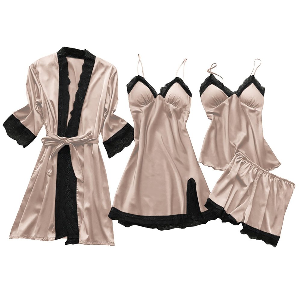 4-Piece Women's Sexy Nightwear Set
