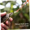 CVUTOVO Stainless Steel Feeding Scoop for Reptiles - 2 Pack view 3
