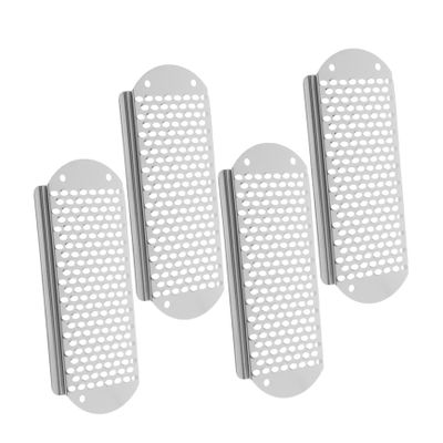 Artibetter Stainless Steel Callus Remover, 4-Piece Set, Foot and Heel File
