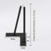 Metal Furniture Legs, 4-Piece Triangular Metal Legs, Multicolor (1040) cm (Gold, 15 cm) view 2