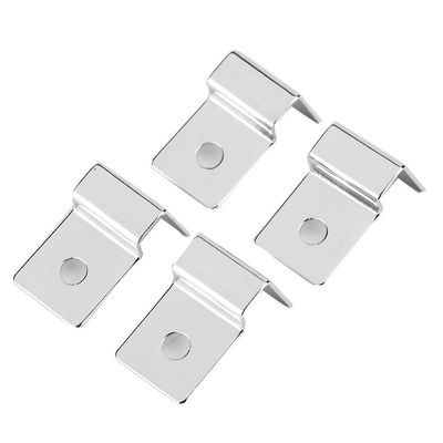 High-Strength Stainless Steel Support Clip for Aquarium Glass Cover, 4-Piece Set