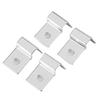 High-Strength Stainless Steel Support Clip for Aquarium Glass Cover, 4-Piece Set view 1
