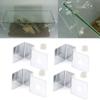 High-Strength Stainless Steel Support Clip for Aquarium Glass Cover, 4-Piece Set view 4