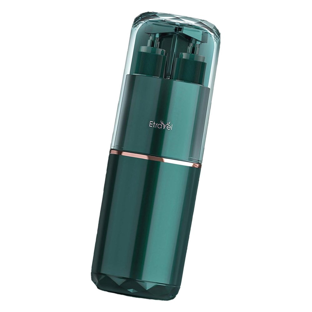 XUXHOU Travel Toothbrush Case, Portable Multifunctional Toiletry Organizer with Removable Design, Green