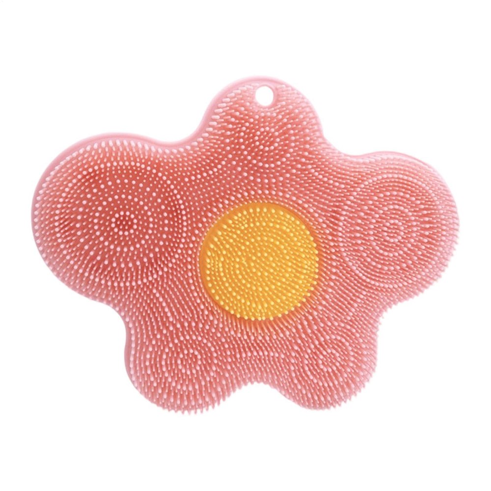 Silicone Shower Foot Scrubber Mat with Non-Slip Silicone Suction Cups