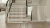 Safetots Two-Door Stair Gate Set, White, 207 cm Overall Length, Screw-Mounted, 70 cm High view 1
