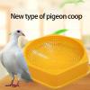 Pjeghbvop Portable Plastic Pigeon Breeding House with Ventilated Design view 2