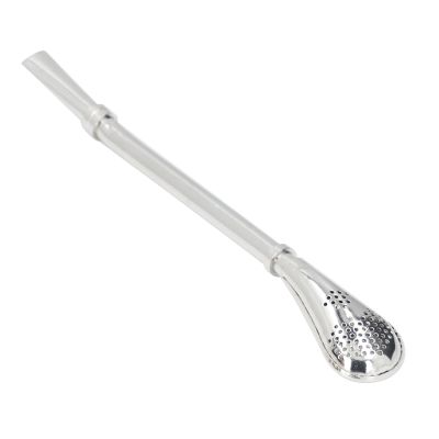 OVAQUIXI Stainless Steel Yerba Mate Straw, Reusable Bombilla for Loose-Leaf Tea, Filtered Drinking Straw for Home and Travel
