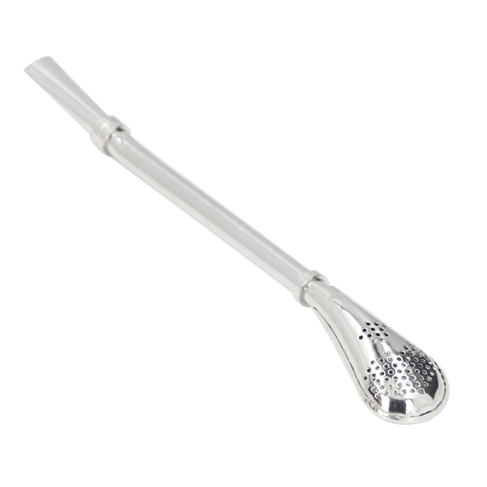 OVAQUIXI Stainless Steel Yerba Mate Straw, Reusable Bombilla for Loose-Leaf Tea, Filtered Drinking Straw for Home and Travel