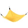 Blaihild Small Animal Triangle Hammock, Canvas Material, Comfortable Bed for Squirrels, Hamsters, and Guinea Pigs (Yellow) view 1