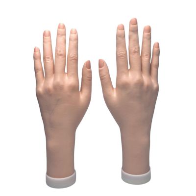 Pjeghbvop Flexible Mannequin Hand for Nail Art and Jewelry Display