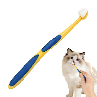 Dog and Cat Toothbrush with Soft Bristles