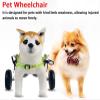 SDGBCXD 2-Wheel Dog Wheelchair for Hind-Leg Support, XS (Widen) view 2