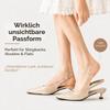 6 Pairs Flinge Women's Invisible Cotton Toe Socks with Toe Caps view 3