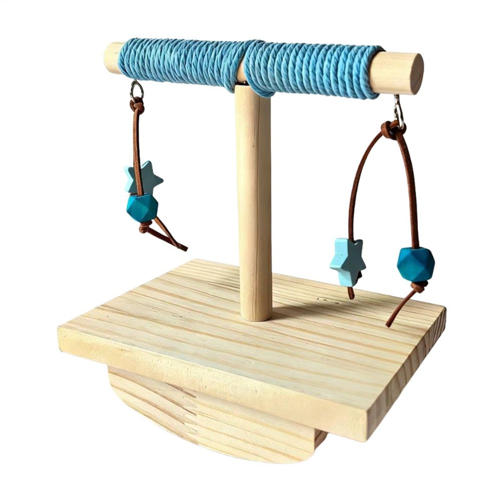 Wooden Swing Perch for Cockatiels
