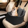 MEELRYD Dog Car Seat for Small to Medium Dogs up to 15 kg, Gray/Black view 3