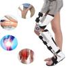 Hinged Knee Brace with Stabilizer Orthosis for the Entire Leg, Left view 2